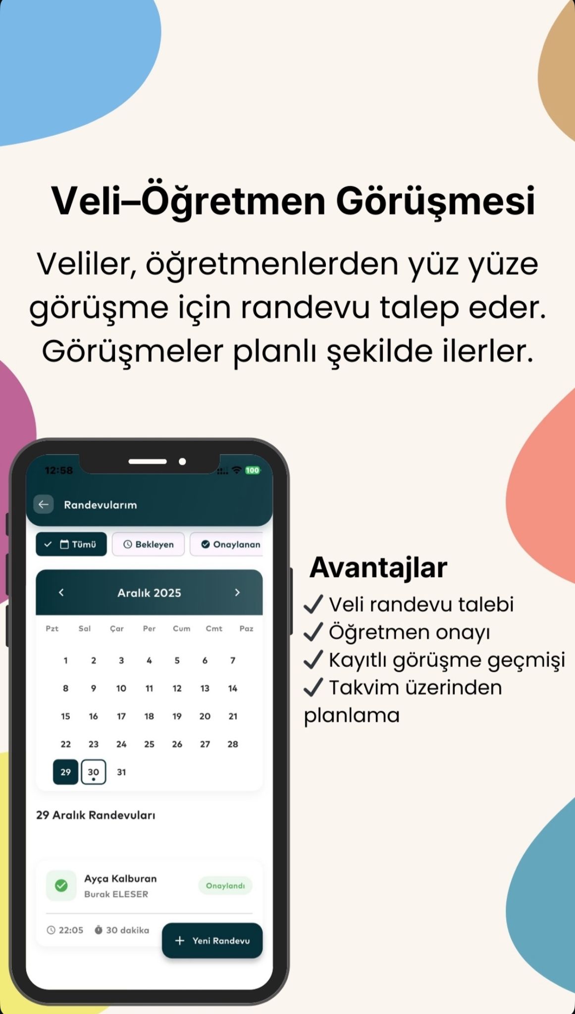 Veli-Öğretmen Görüşmesi