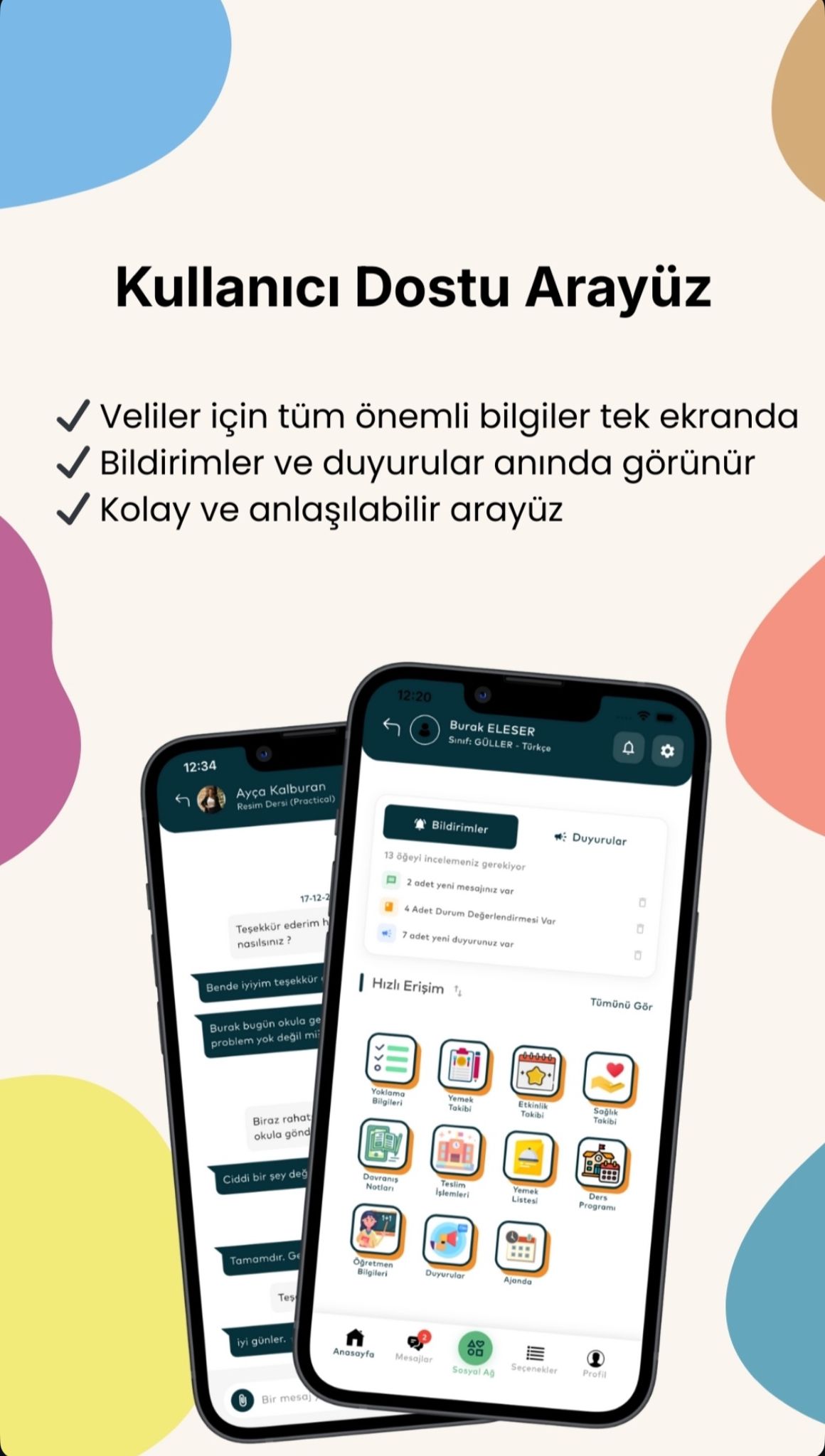 Kullanıcı Dostu Arayüz