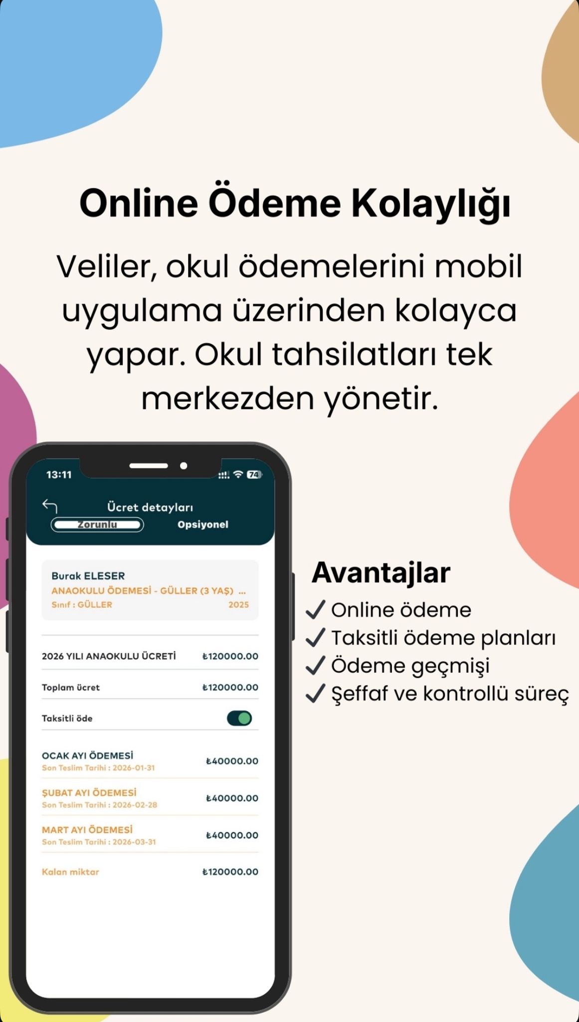 Online Ödeme Kolaylığı